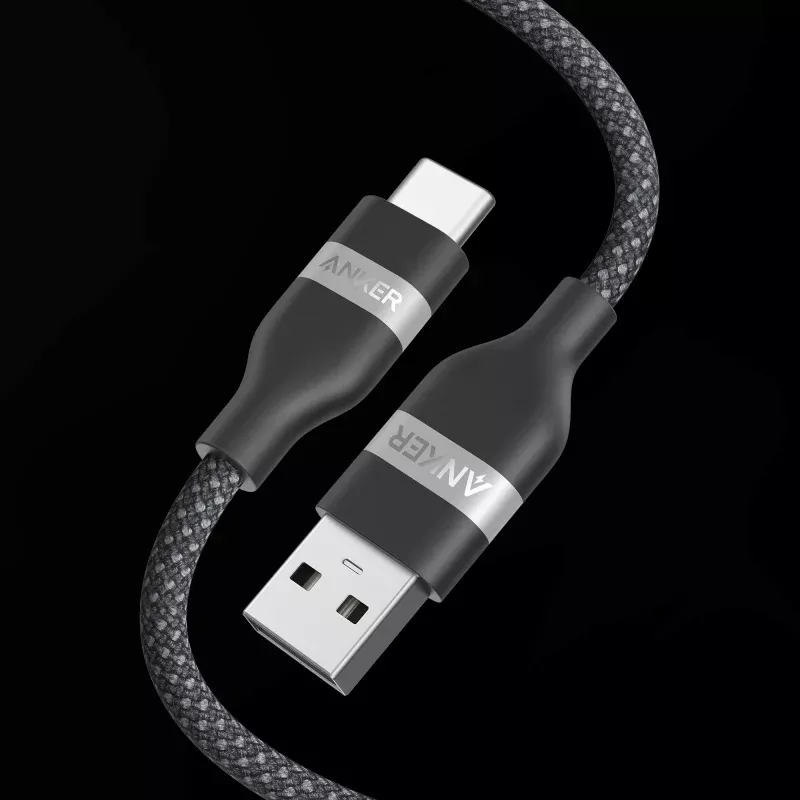 Anker USB-A to USB-C Cable (3 ft / 6 ft, Upcycled-Braided)