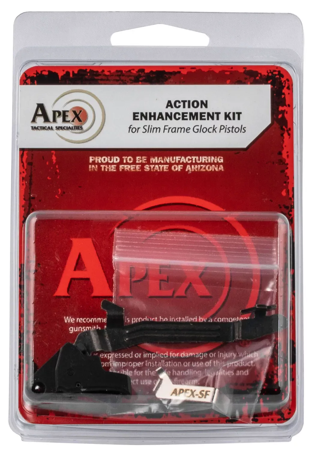 Apex Tactical Action Enhancement Kit Black Drop-in Trigger Glock 43/43X/48