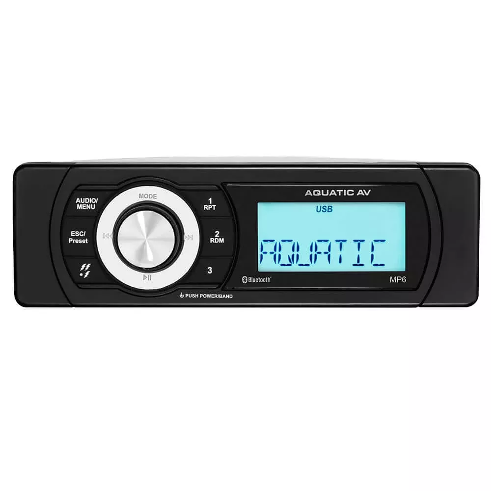 Aquatic AV MP6 Shallow Mount Stereo - MP600