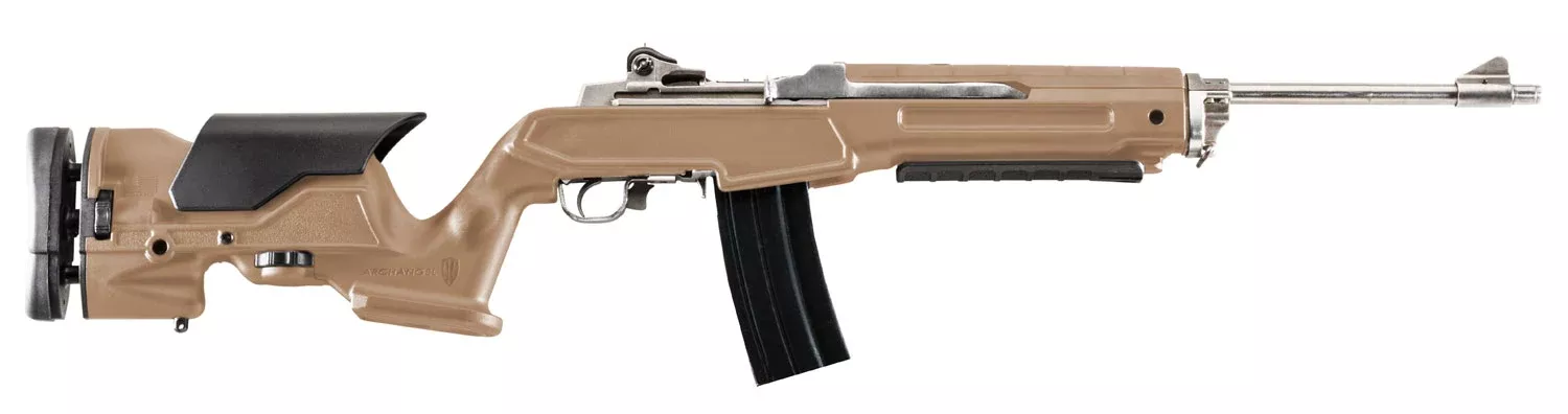 Archangel Precision Stock, Pro Aaminidt Mini14/30 Prec Stk Tan