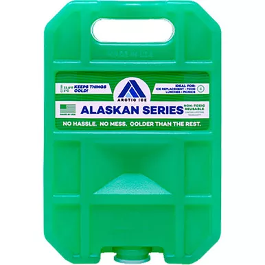 Arctic Ice 1200 Alaskan Series Reusable Ice Pack, 0.75 lbs, Green