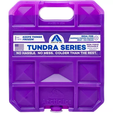 Arctic Ice 1203 Tundra Series Reusable Ice Pack, 1.5 lbs, Purple