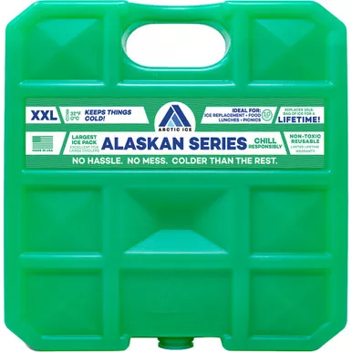Arctic Ice 1260 Alaskan Series Reusable Ice Pack, 10 lbs, Green