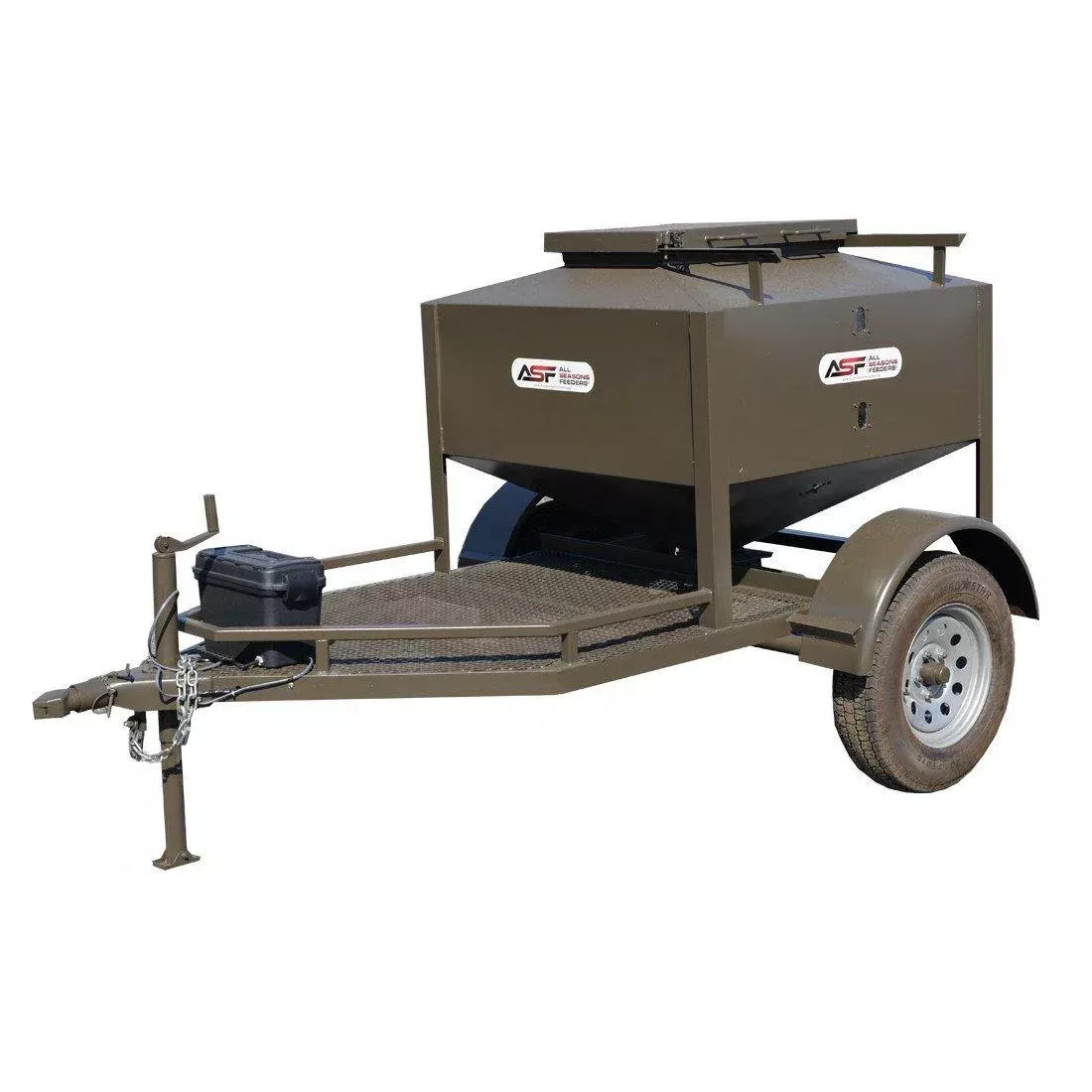 ASF 1/2 Ton Bumper Pull Road Feeder Trailer | Width 113"
