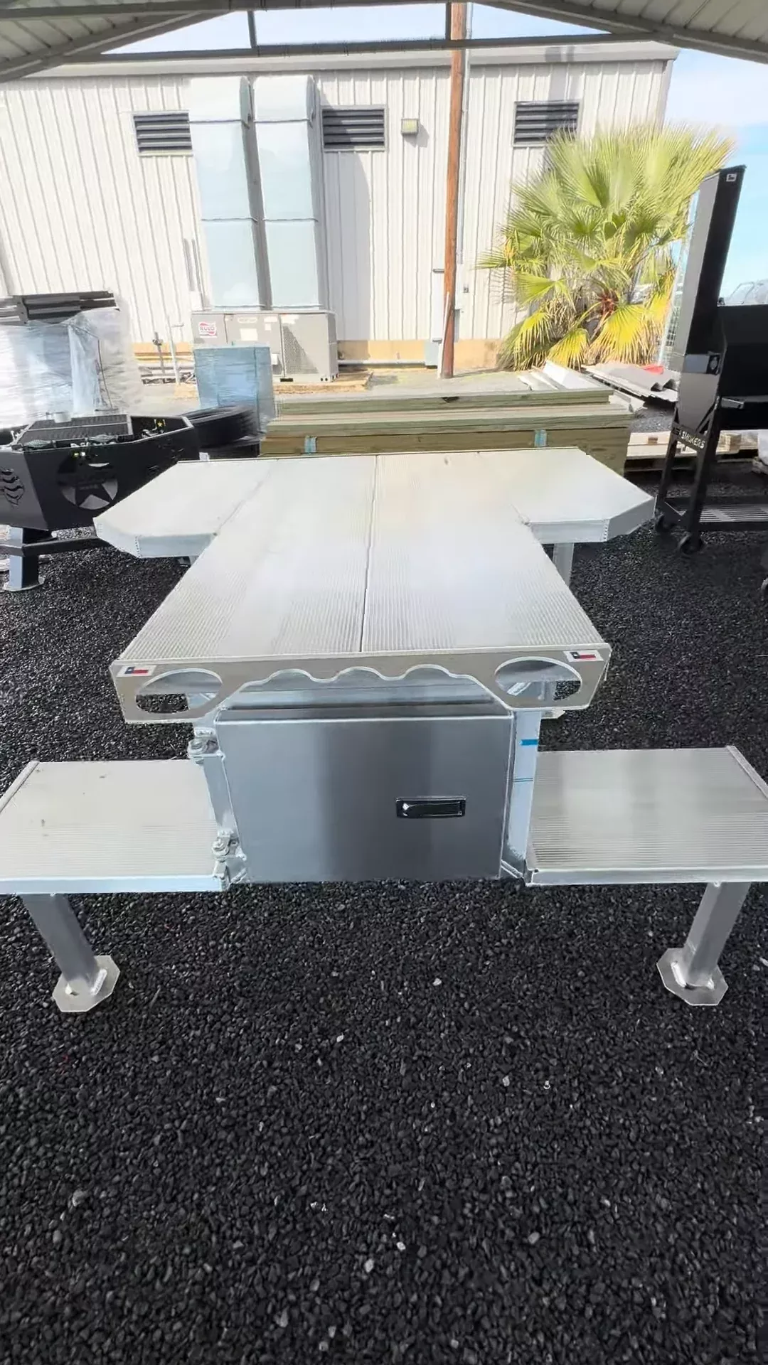 ASF Aluminum Shooting Bench | Dual-Handed Design | Width 48"