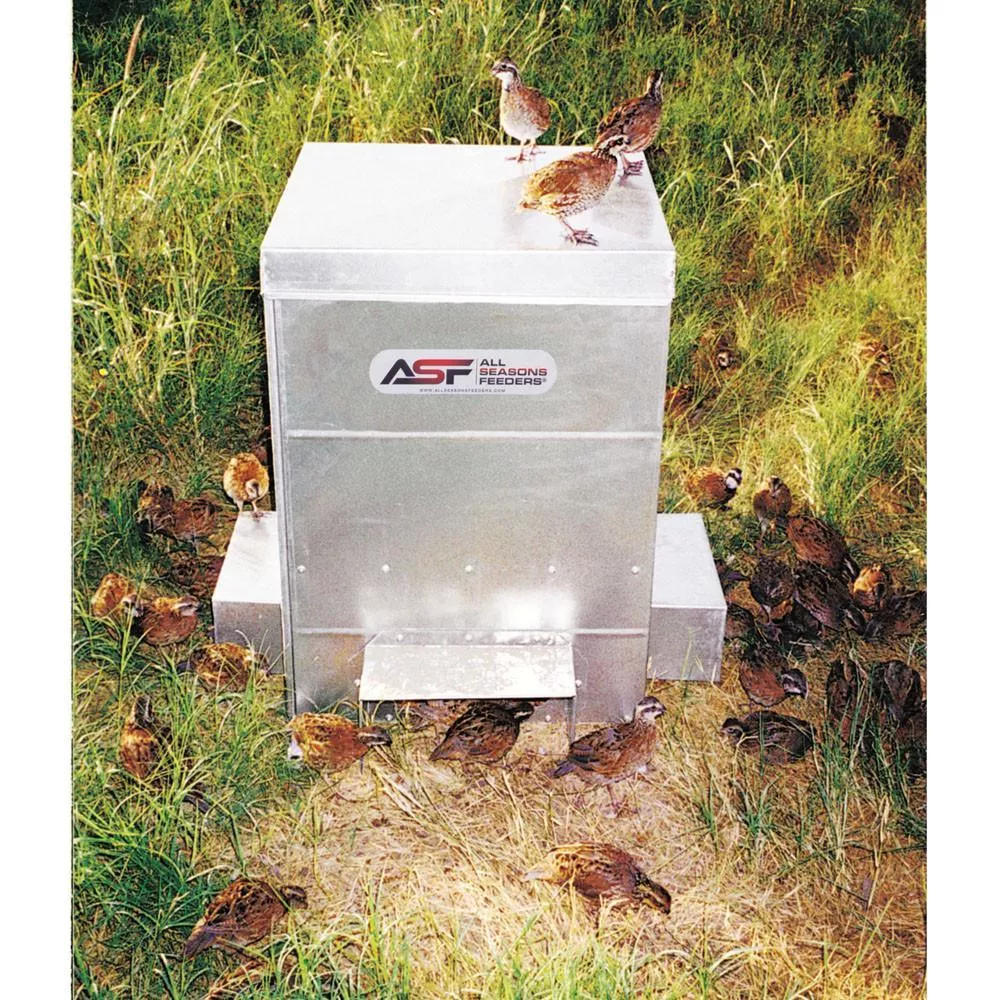 ASF Automated Quail Feeder | Capacity 150lb | Width 24″