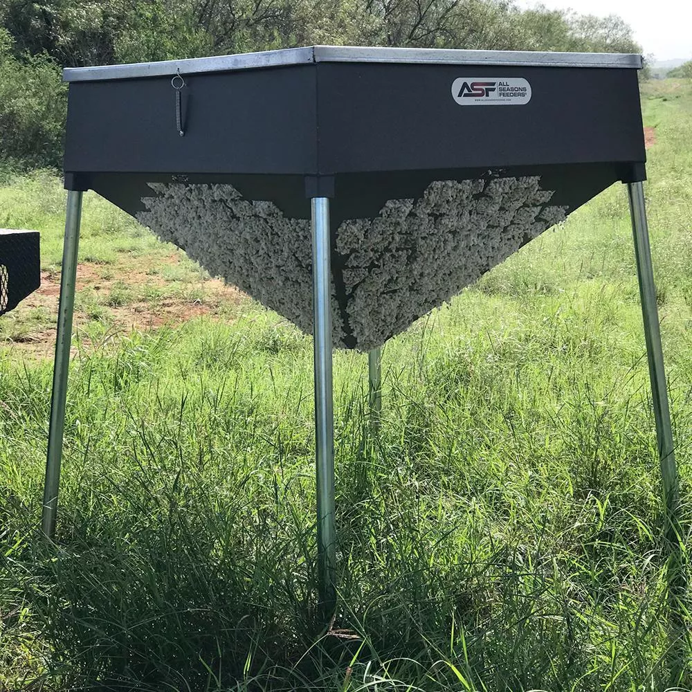 ASF Cottonseed Feeder for Deer & Cattle | Capacity 500lb & 1,000lb | Width 46″ & 59″ inches