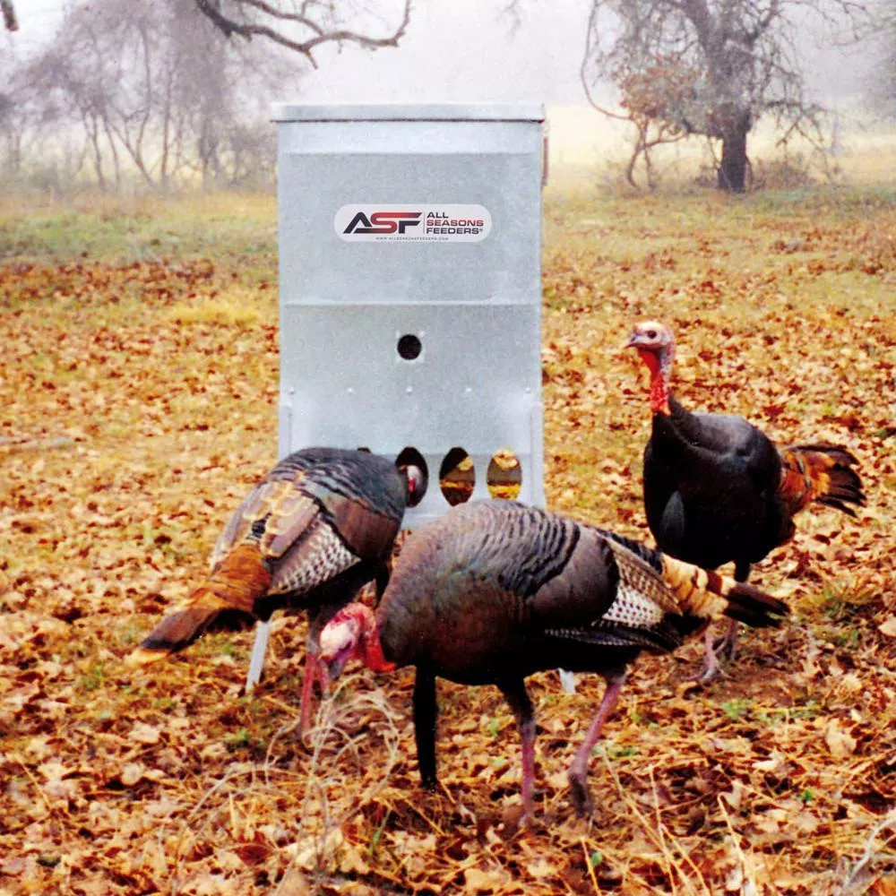 ASF Game Bird and Wild Turkey Feeder | Capacity 200lb | Width 24″ inches