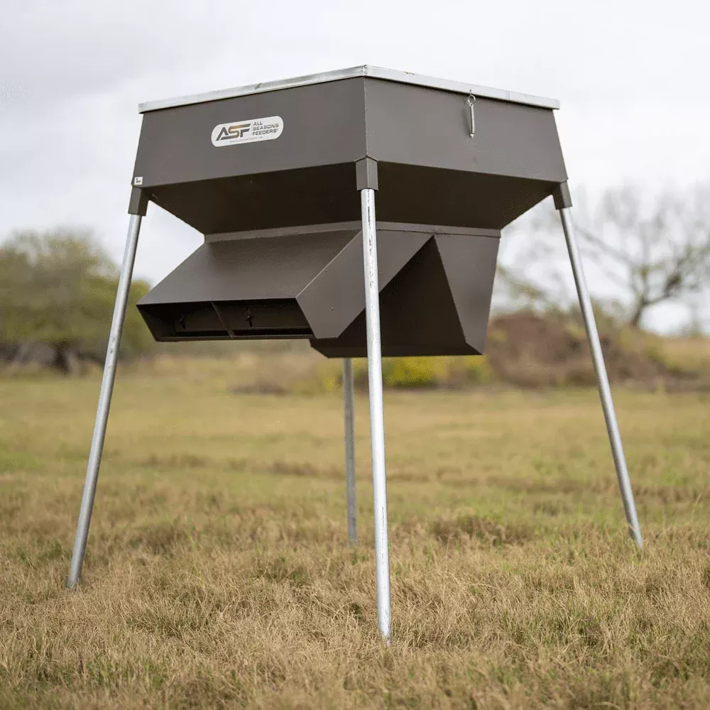 ASF Protein Combo Feeder | Capacity 800lb (450lbs protein + 350lbs cottonseed)