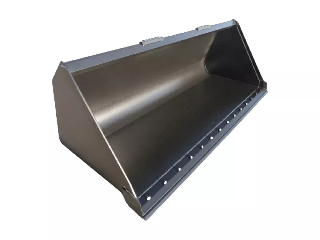 ATI Group Low Profile Dirt Bucket | Model 900 Series | Width 60″ To 90″ | Weight 540 – 710 lbs | Universal Mount | 10 – 20 GPM | For Skid Steers