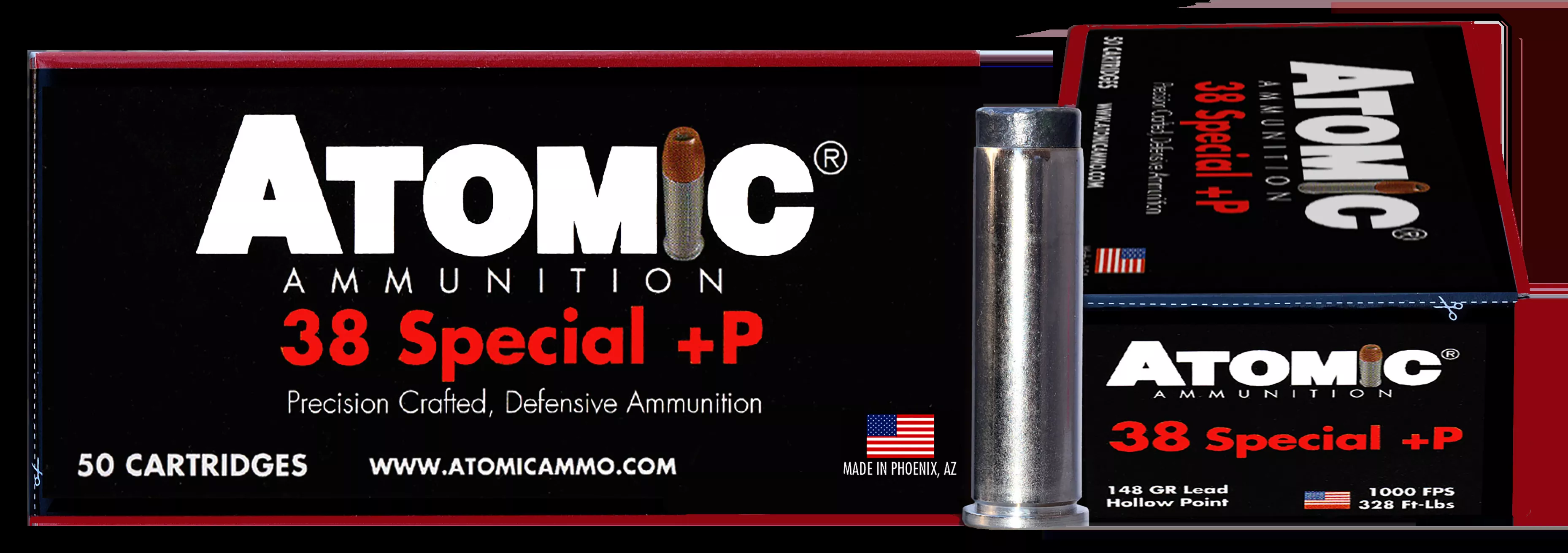 Atomic 419 Pistol 38 Special +P 148 Gr.Lead Hollow Point 50/Box