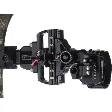 Axcel ACUT-P510-4BK AccuTouch Picatinny Sight AccuStat II, 5 Pin, .010, Black, Right Hand/Left Hand