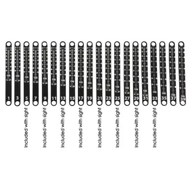 Axcel ACXP-MST15-16 Achieve XP Metal Sight Tape Scale #15 and #16, Black