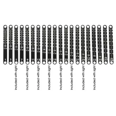 Axcel ACXP-MST9-10 Achieve XP Metal Sight Tape Scale, #9 and #10, Black