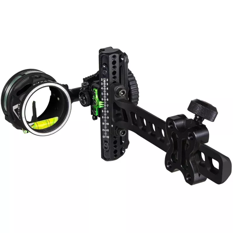 Axcel Driver Plus Slider Sight CK w/AVX-31 Scope Midnight Cerakote .019 Single Pin Green Picatinny