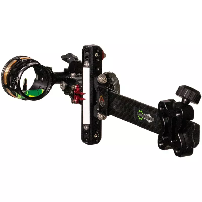 Axcel LANDSLYDE Carbon Pro Slider Sight AVX-31 Scope Ranger DBL Pin .019 Black