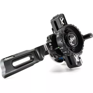B3 Archery EXCT-LINX-PRO-RH Exact LINX Pro Sight, 4 Pin, .019, Black, Right Hand