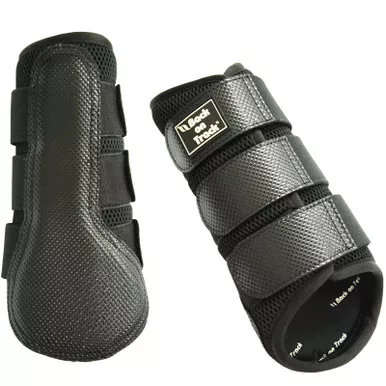 BACK ON TRACK Black Splint Boots (208000)