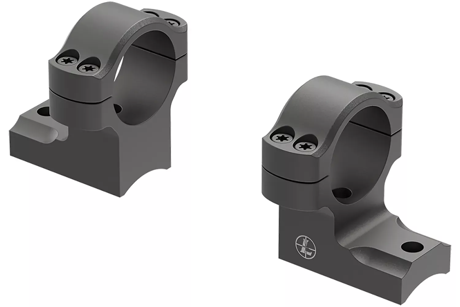 BackCountry Base/Ring Combo Matte Black Savage 10/110 Round Receiver 1″ Tube 8-40 Screws Aluminum Rifle