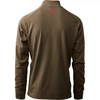 Badlands Gear Pecora Heavyweight Merino 1/4 Zip MUD, Brown