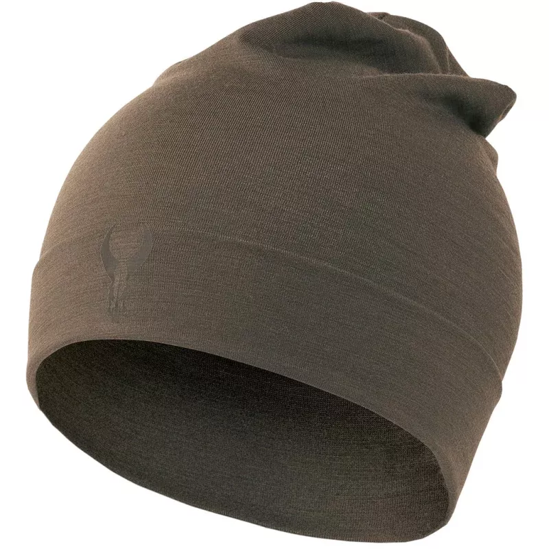 Badlands Pecora Merino Beanie Mud OSFA – All-Season Performance and Moisture-Wicking Comfort