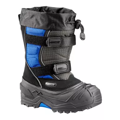 BAFFIN Kid's Young Eiger Youth Charcoal/Blue Boots (EPICY001-CAC)