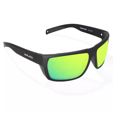 Bajio Palometa Sunglasses Black Matte frame / Green Polycarbonate Lens