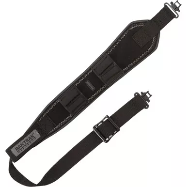 Baktrak 8385 Bullet Sling with Swivels, Black