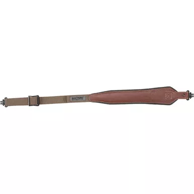 Baktrak 8391 Leather Horn Sling with Swivels, Brown