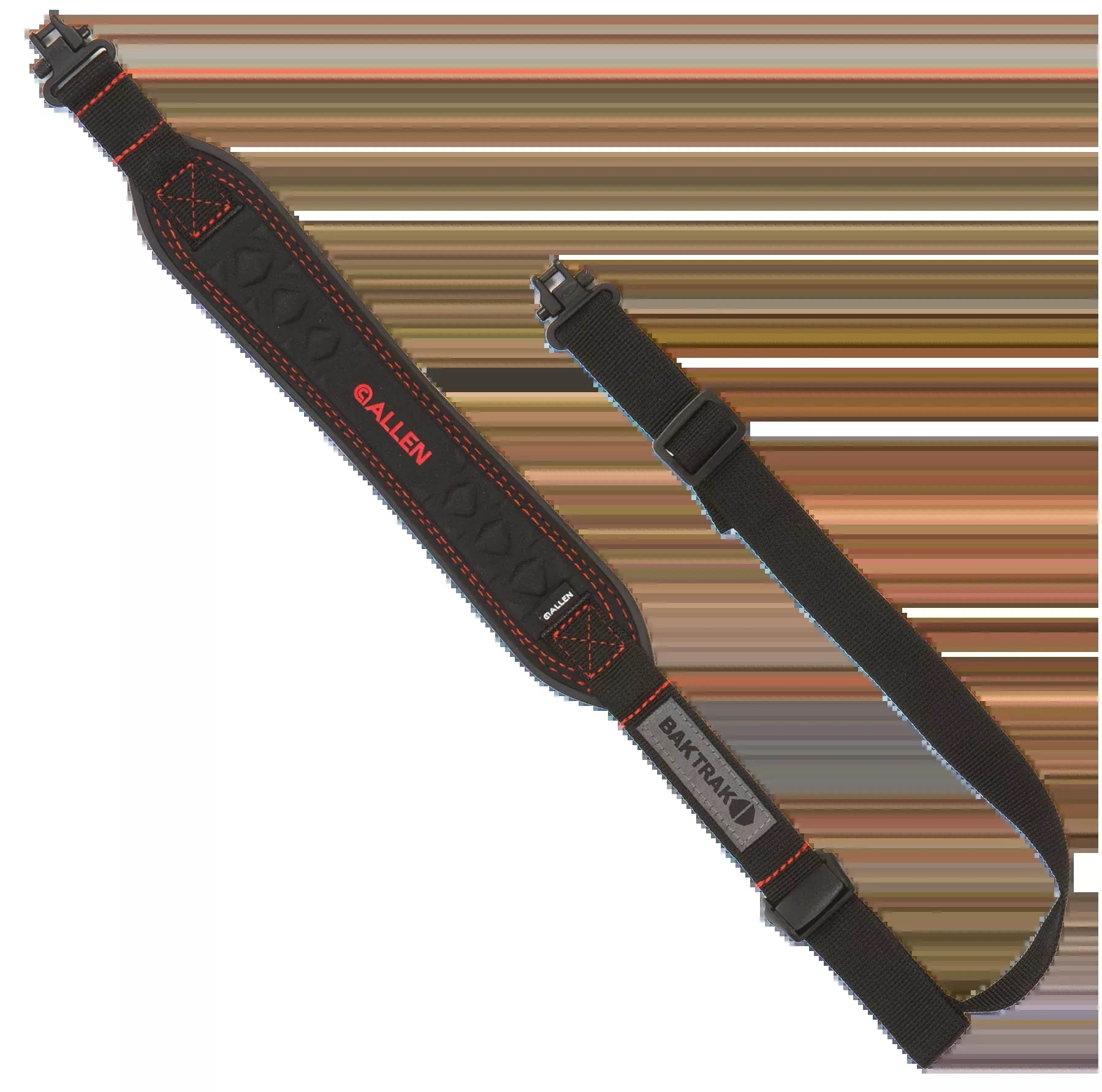 Baktrak Vapor Sling With Swivels Black And Orange