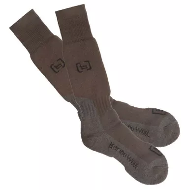 BANDED Base Heavyweight Knee Length Merino Wool Chocolate Socks (B1240007-OT)