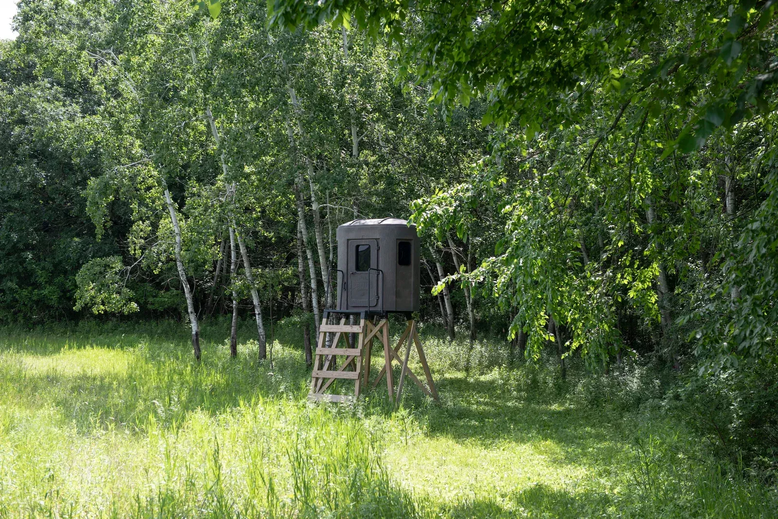 Bank Outdoors Stump 4 Ice Phantom | Model ST4ICEPH | Diameter 77″ | Ice Fishing & Hunting Blind | For All‑Season Shelter