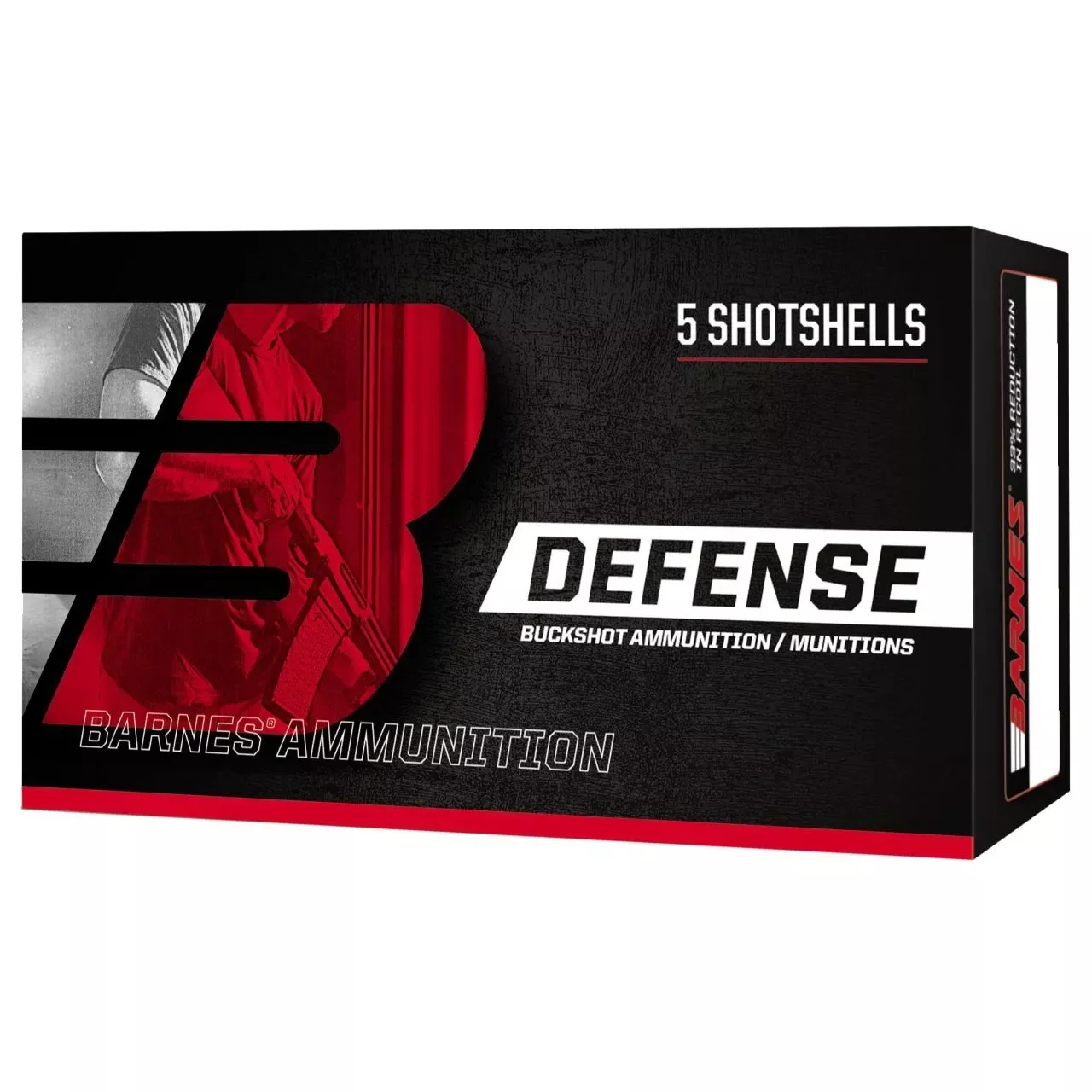 Barnes Bullets Defense 20 Gauge 2.75″ 17 Pellets #3 Buck Shot 5 Shells Per Box