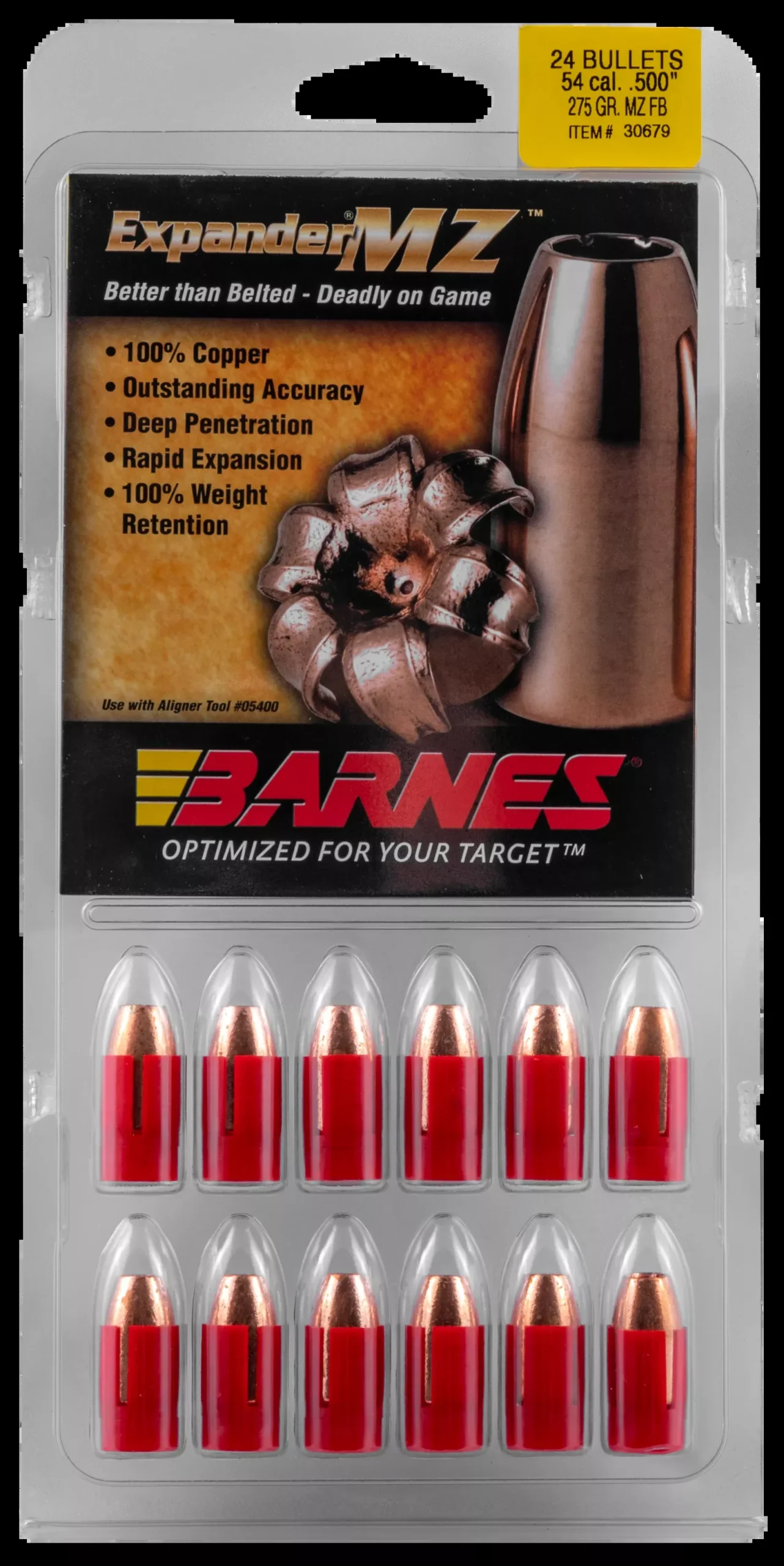 Barnes Bullets Expander Mz, Brns 30679 Expmz 54c 275 Exp24