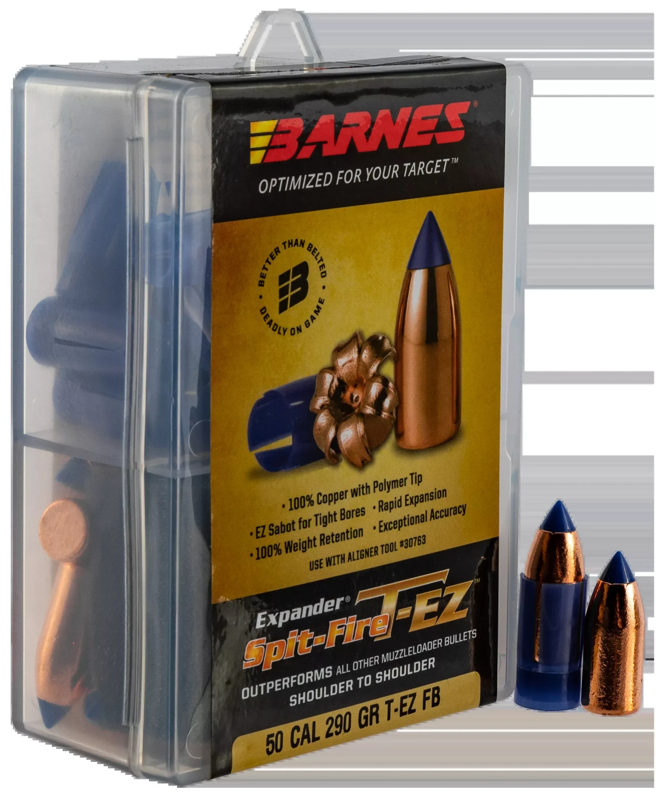 Barnes Bullets Spit-fire T-ez, Brns 30592 .451 50c 290 T-ez Fb 15