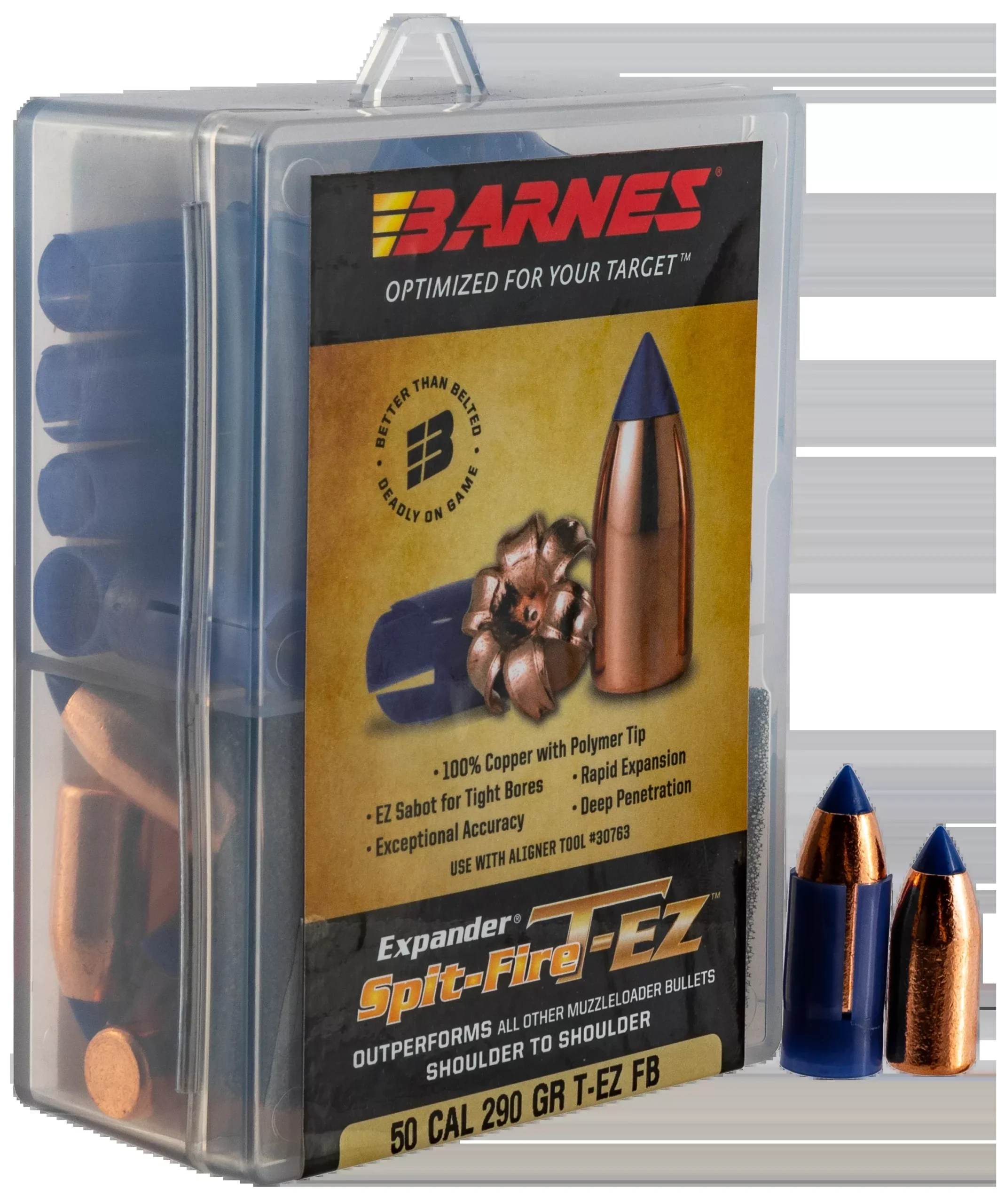 Barnes Bullets Spit-fire T-ez, Brns 30607 .451 50c 290 T-ez Fb 24