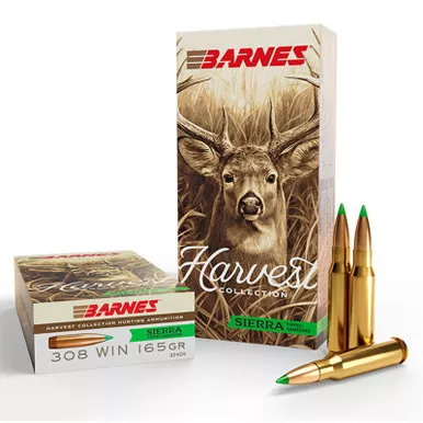 Barnes Harvest Collection .308 WIN 165gr 20 Rounds