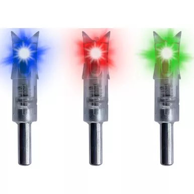 Barnett BAR20035 Lighted Strobe Nocks, Multi Color, 3 Pack