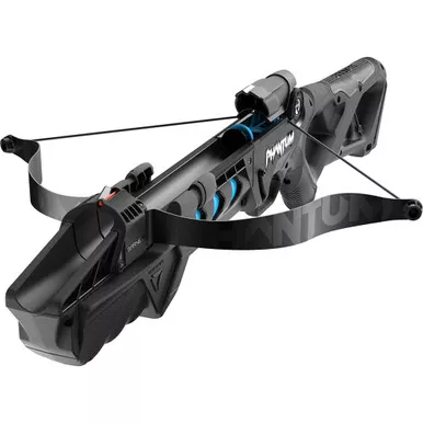 Barnett BAR50015 Phantom Toy Crossbow, 3+1 Shot, Black/Blue