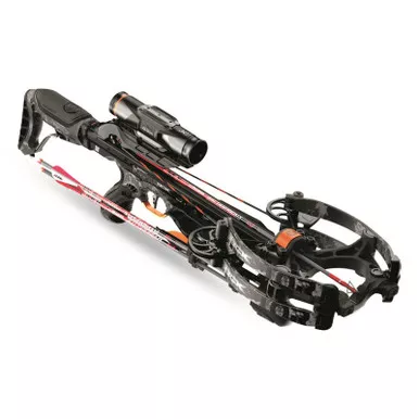 Barnett Hyper Raptor BCX Crossbow with BUK OPS Cycloptic-X Crossbow Scope Black