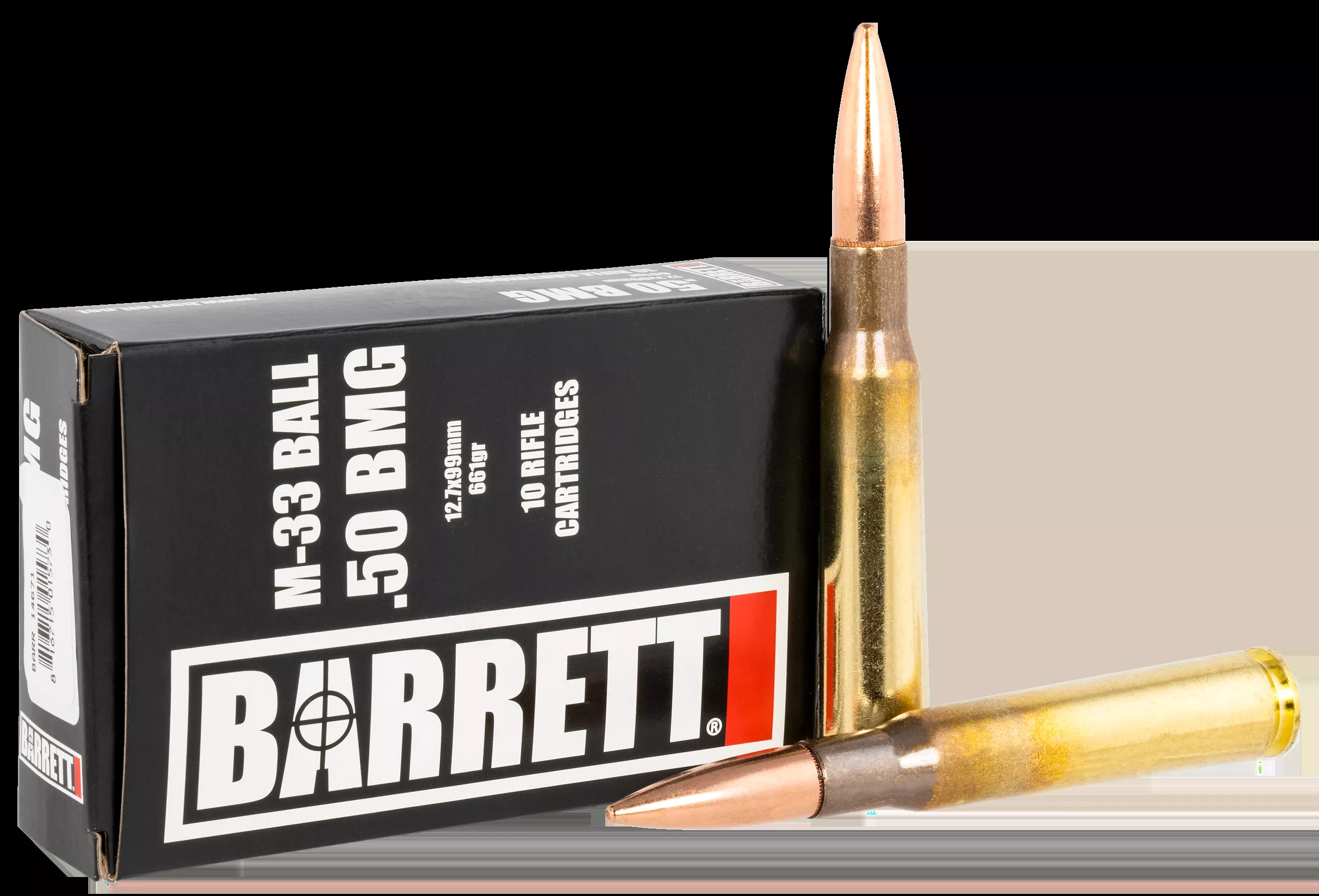 Barrett50 BMG 661gr M33 Ball 10rd