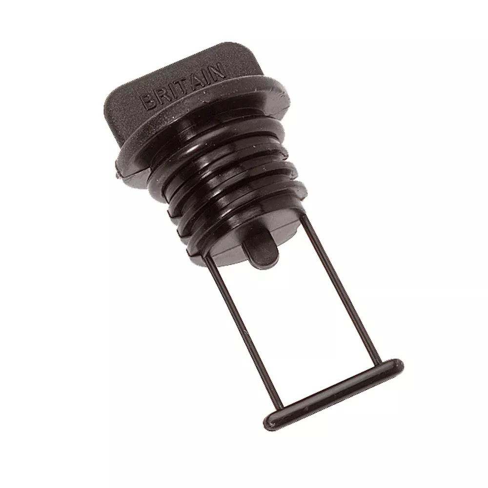 Barton Marine Drain Plug – Black 15mm (19/32″)