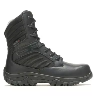 BATES Men's GX X2 Tall Side Zip DRYGuard+ Carbon Nano Toe Black Boots (E03886)