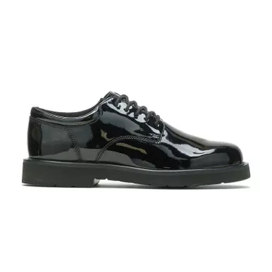 BATES Men's High Gloss Black Duty Oxford Shoes (E22141)