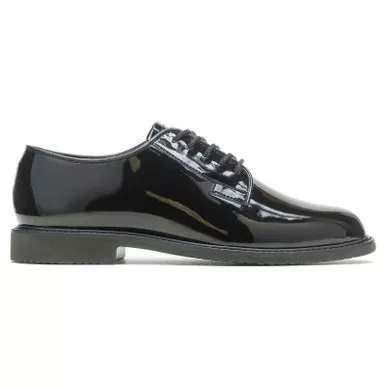 BATES Men's Sentry High Gloss Black Oxford Shoes (E01842)