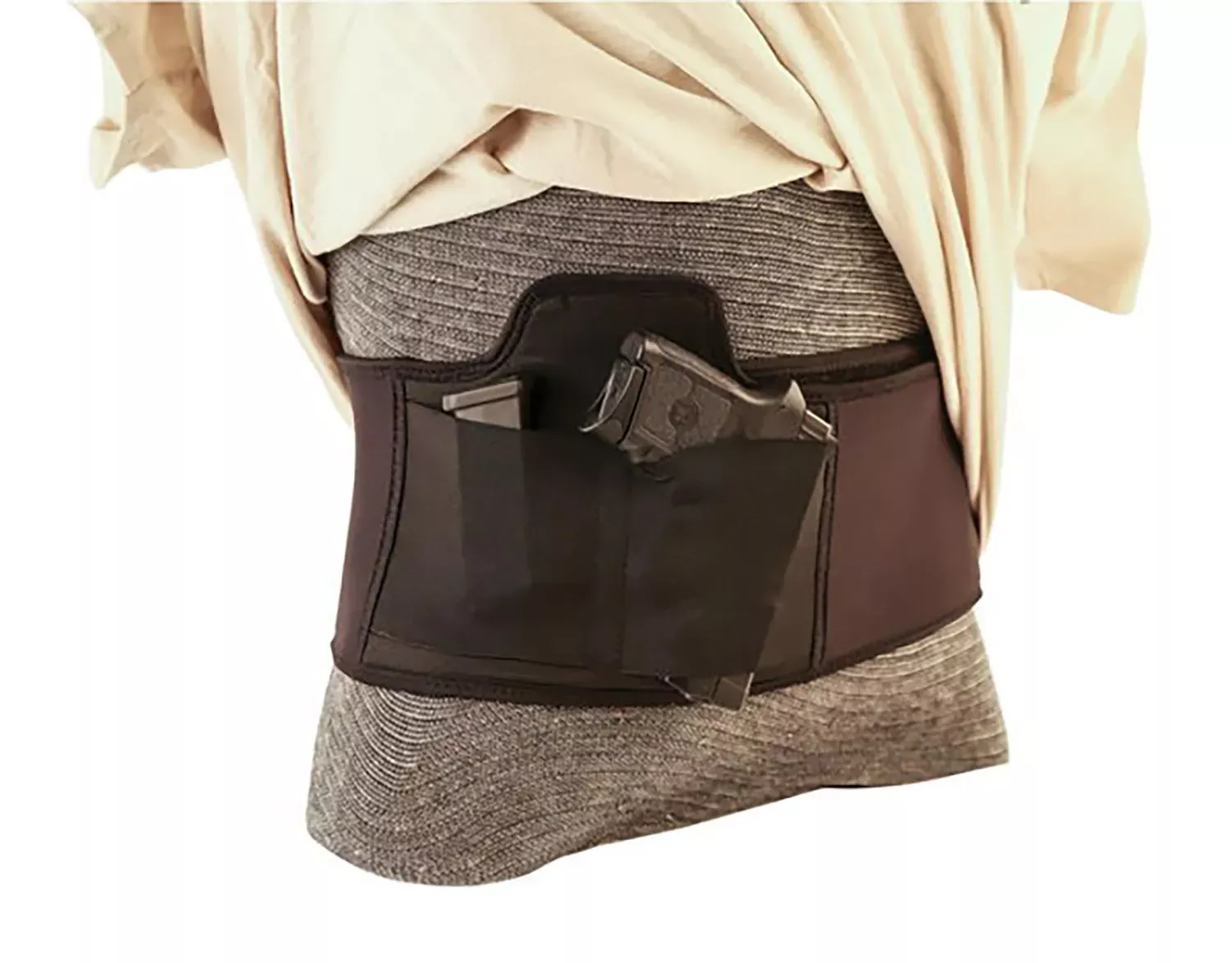 Battenfeld Tac Ops Belly Band Holster Moisture Wicking Brown