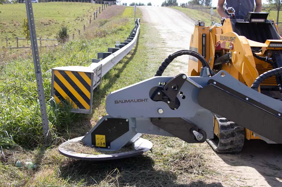 Baumalight Mini Barrier Mower | Model BMM230 | Cutting Width 32″ | 8-15 GPM | For Mini Skid Steers