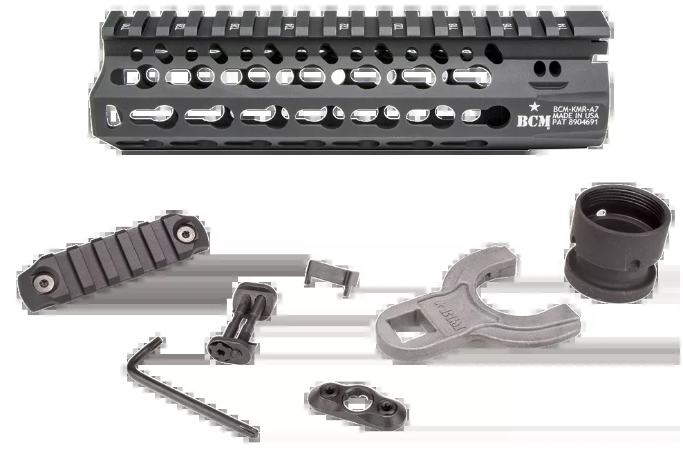 Bcm Rail Alpha 7" Keymod - Black Fits Ar-15