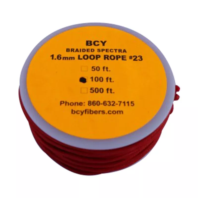 BCY 23 D-Loop Material Red 100 ft.