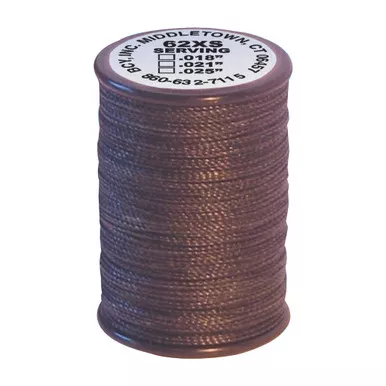 BCY 62XS Braided Center Serving String, 0.025 Inches, 60 Yards, Black